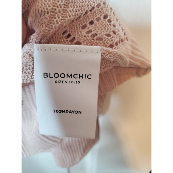 BloomChic Open Lace-Like Knit Cardigan Sweater, NWT, Size 30 - Picture 6 of 6